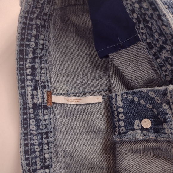 Free people denim mini skirt - Picture 3 of 4